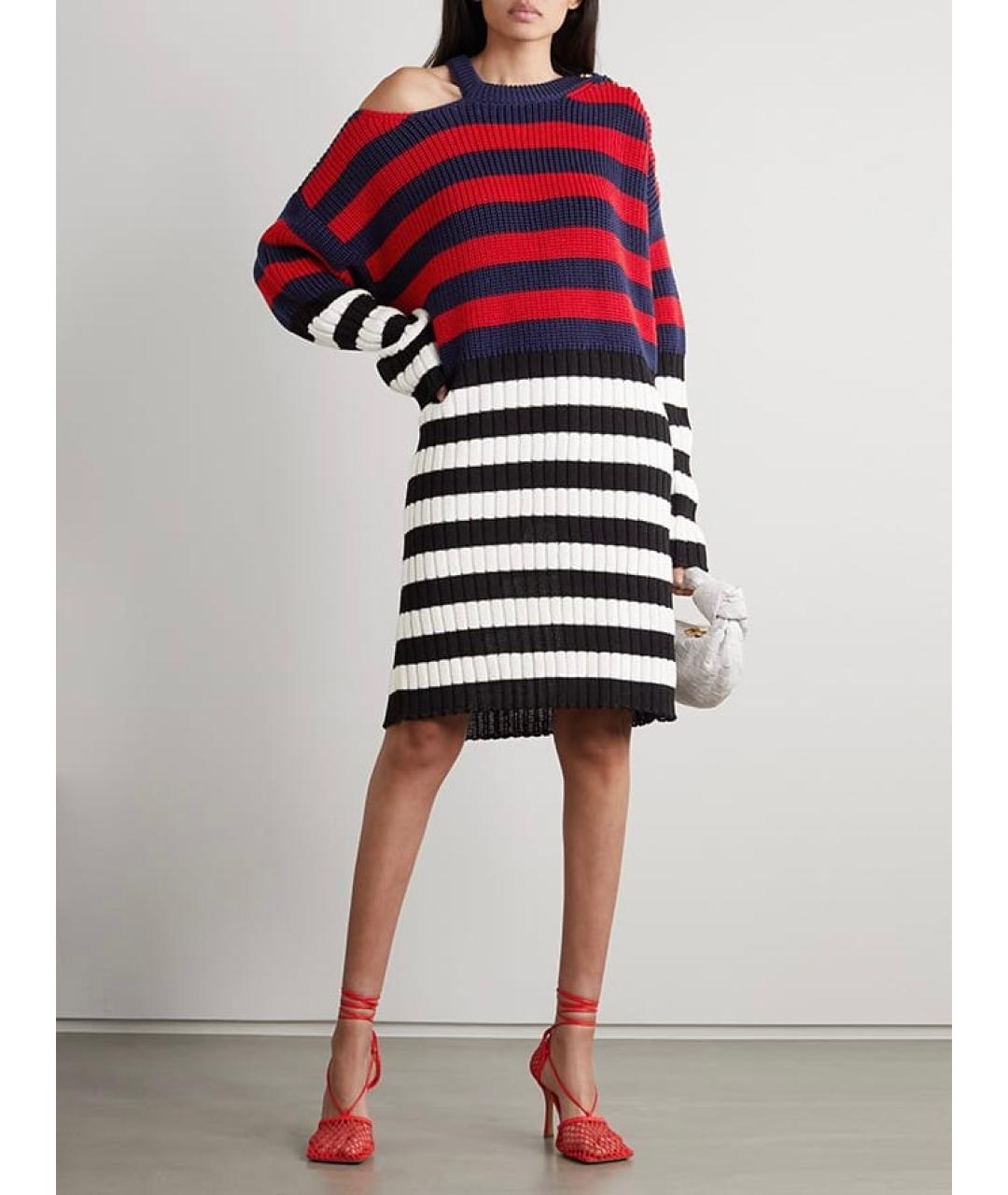 BALMAIN Мульти шерстяное повседневное платье, фото 2