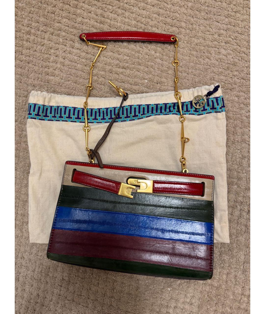 TORY BURCH Мульти кожаная сумка через плечо, фото 2