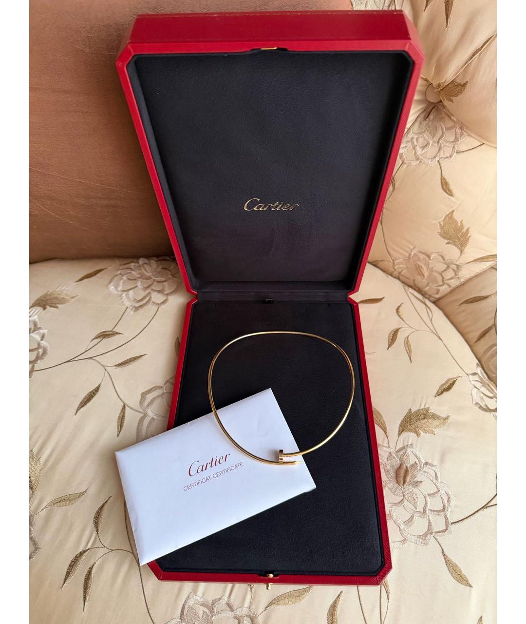 CARTIER Золотое колье из желтого золота, фото 2