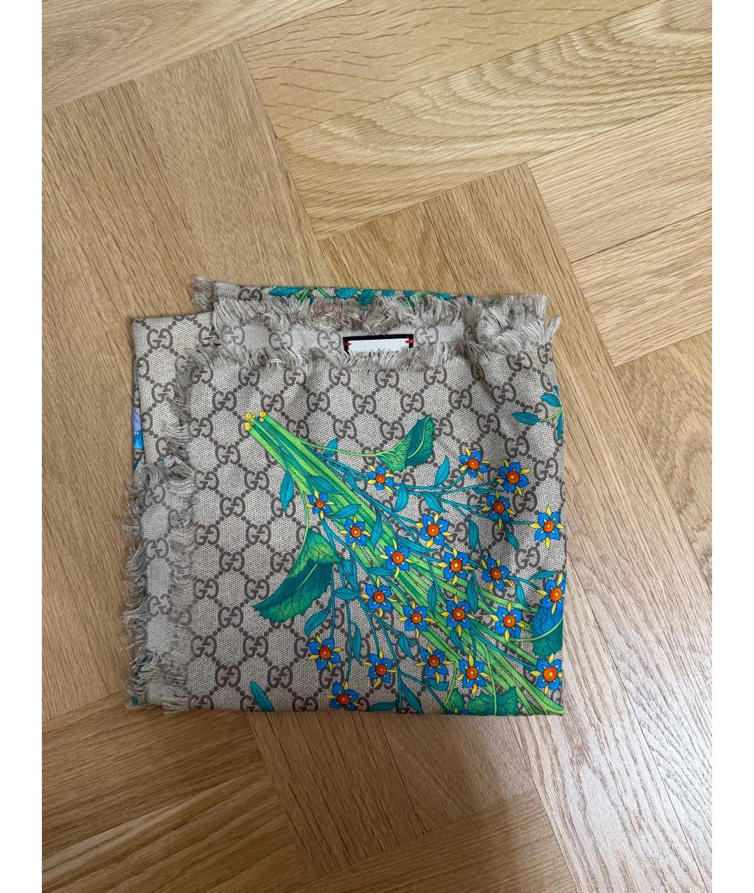 GUCCI Мульти шелковый платок, фото 4