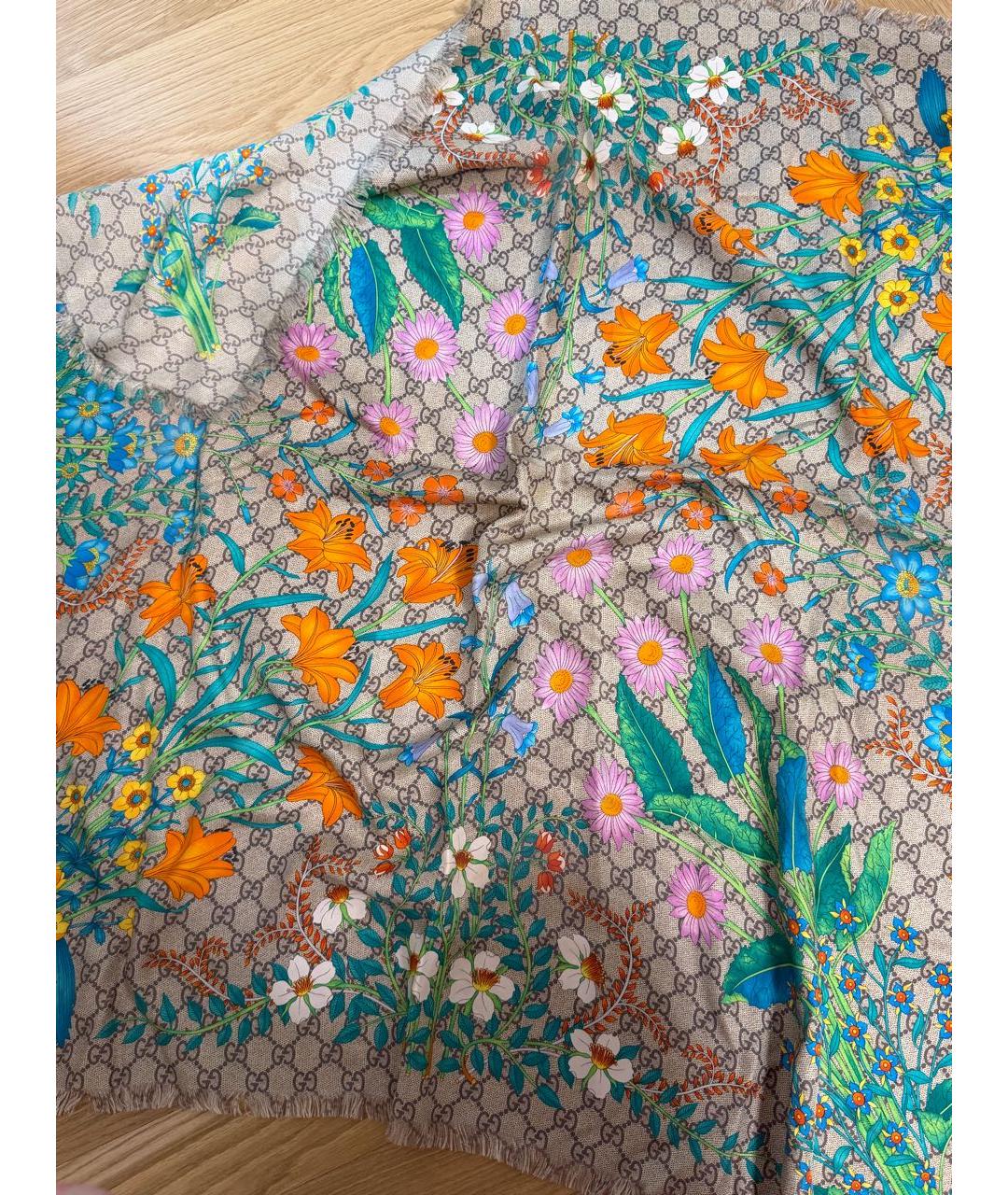 GUCCI Мульти шелковый платок, фото 3