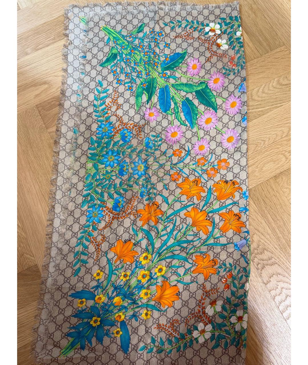 GUCCI Мульти шелковый платок, фото 2