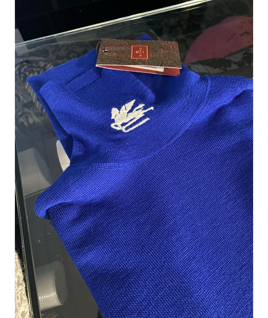 ETRO Синяя водолазка, фото 3