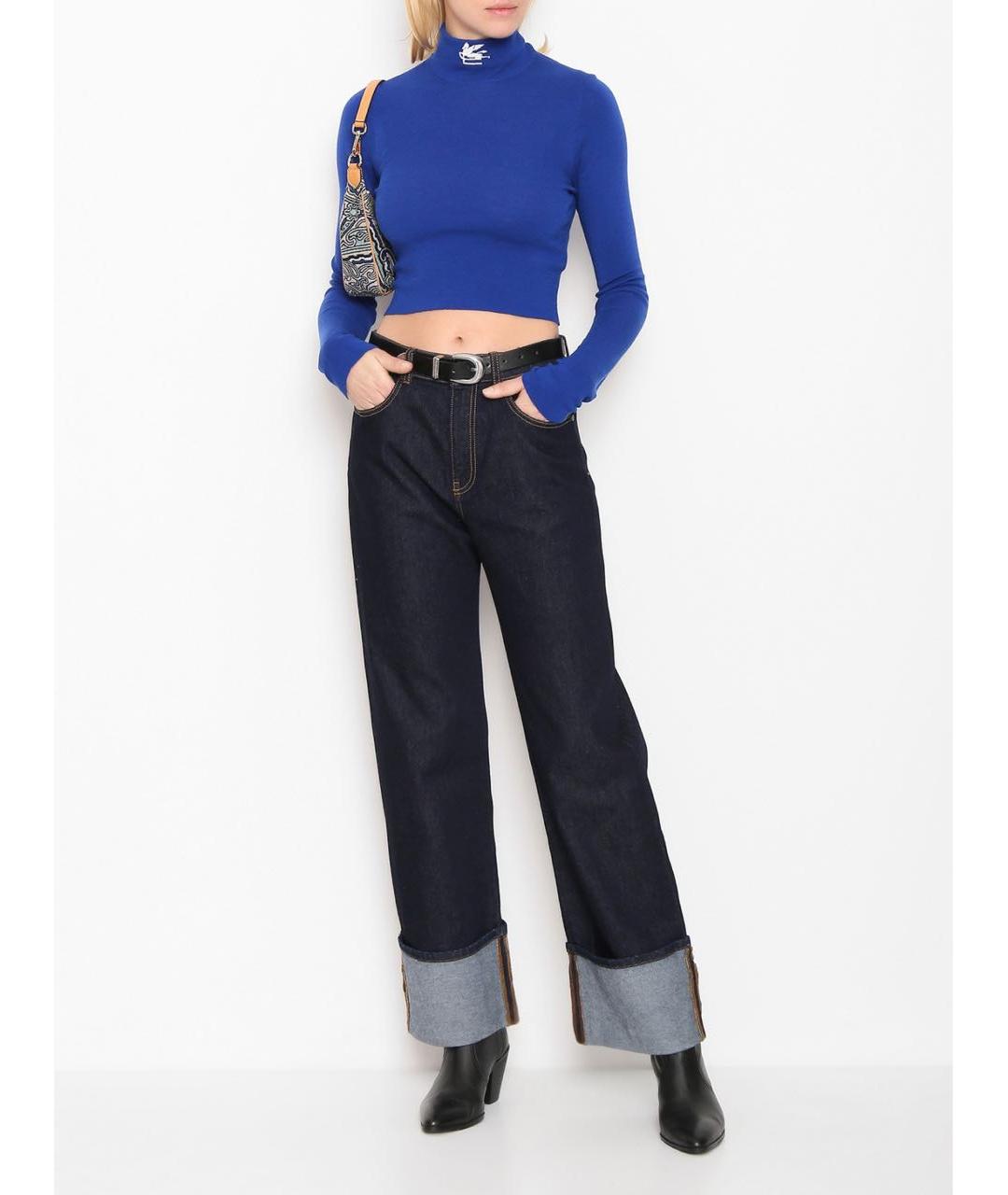 ETRO Синяя водолазка, фото 2