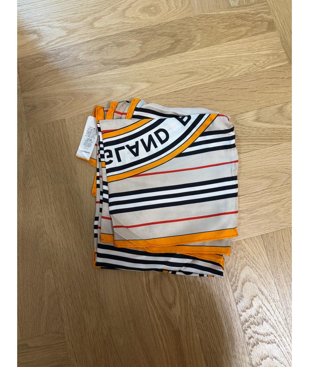 BURBERRY Мульти шелковый платок, фото 4