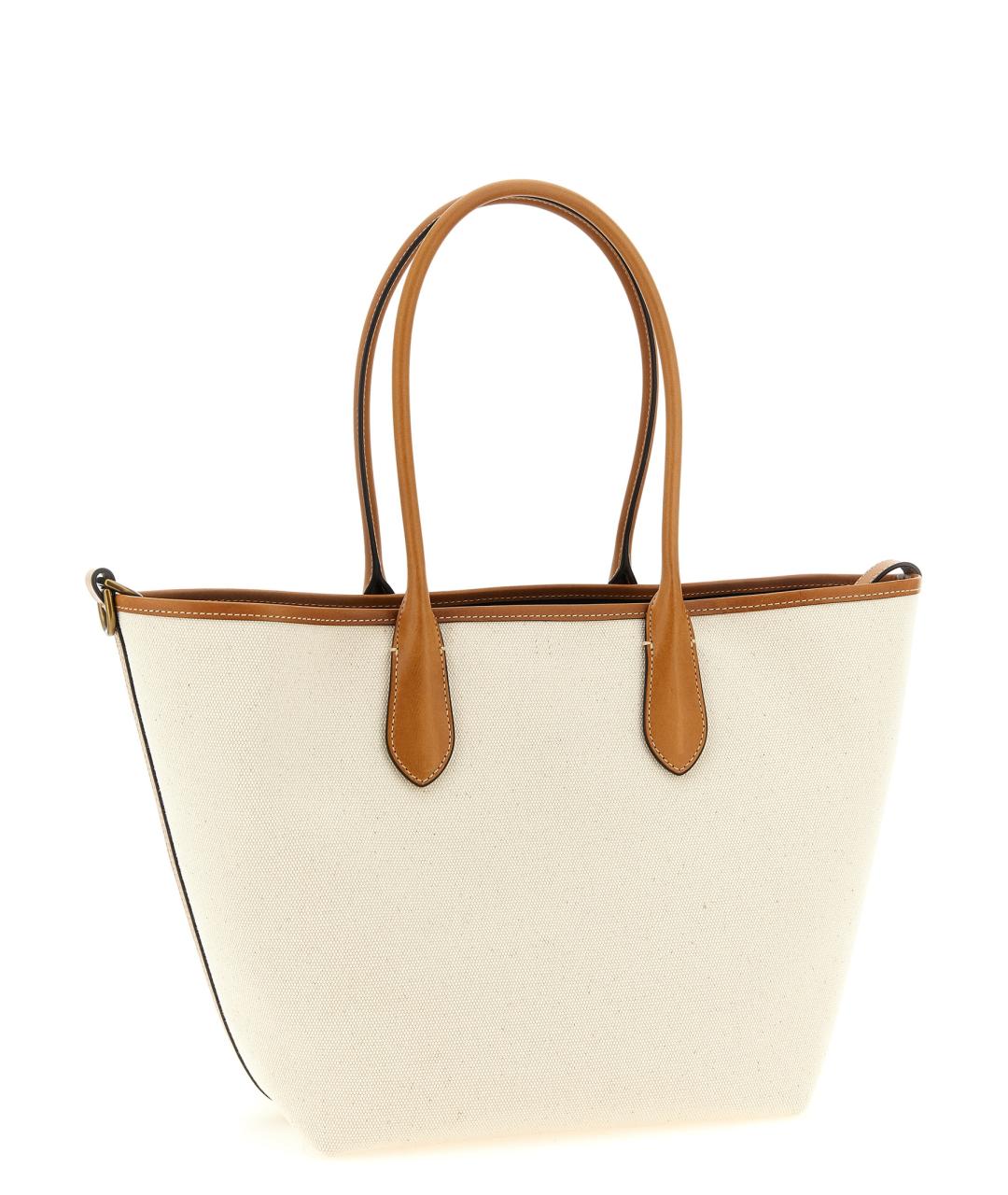 POLO RALPH LAUREN Коричневая хлопковая сумка тоут, фото 2