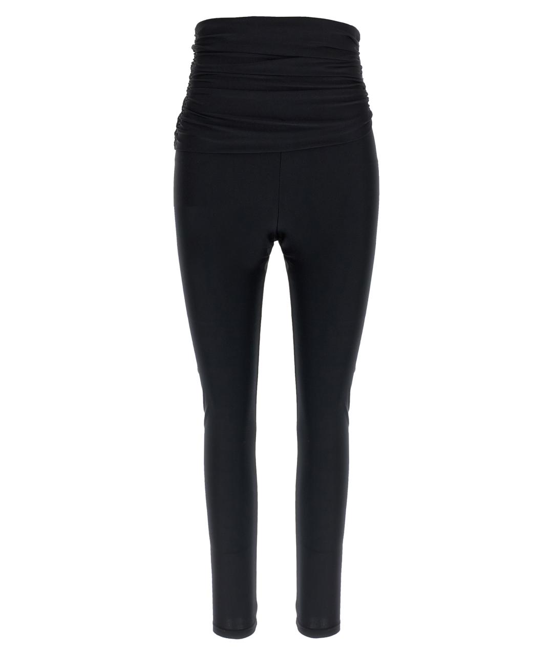 THE ANDAMANE Черные полиамидовые леггинсы и велосипедки, фото 1