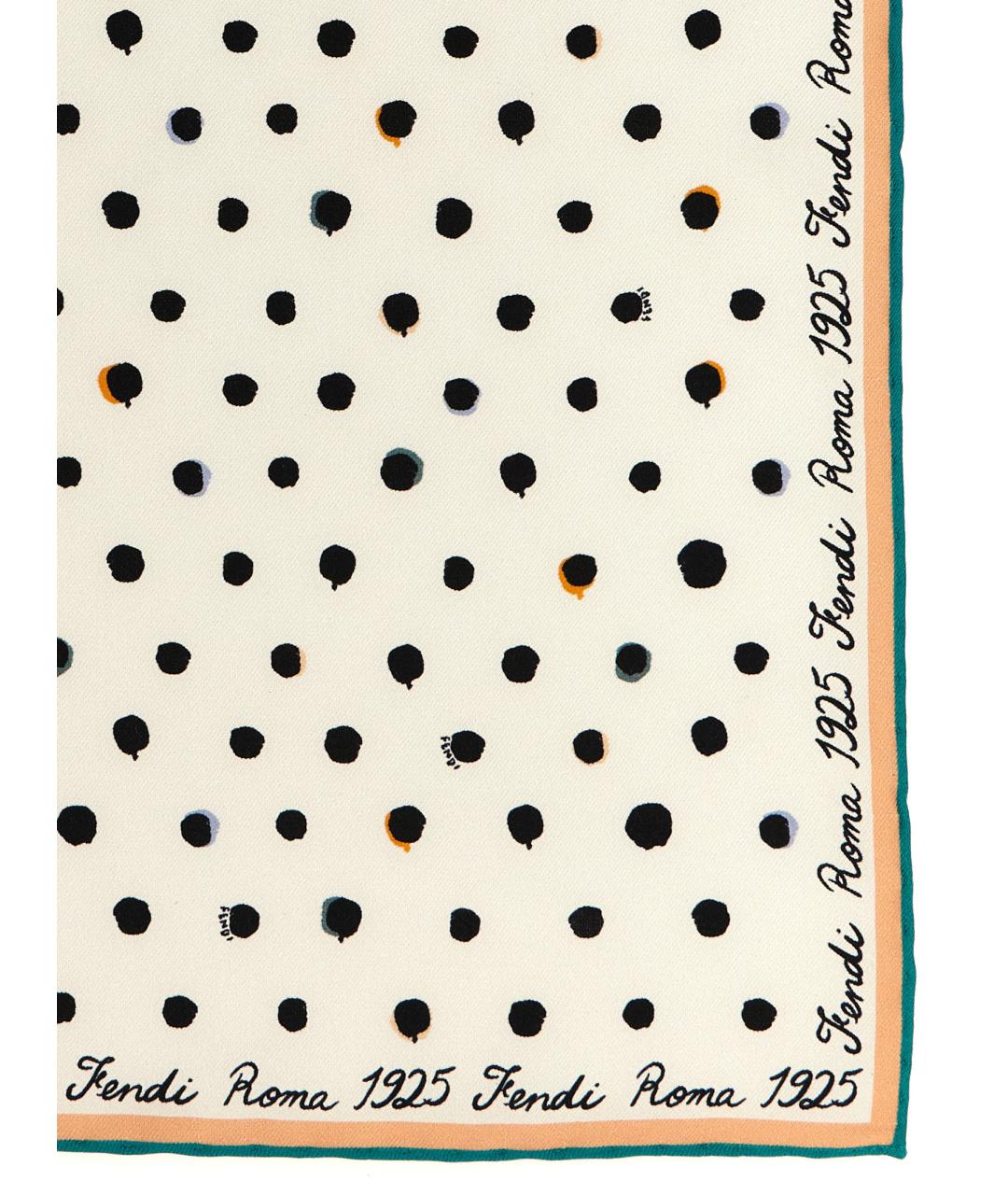 FENDI Мульти шелковый платок, фото 2