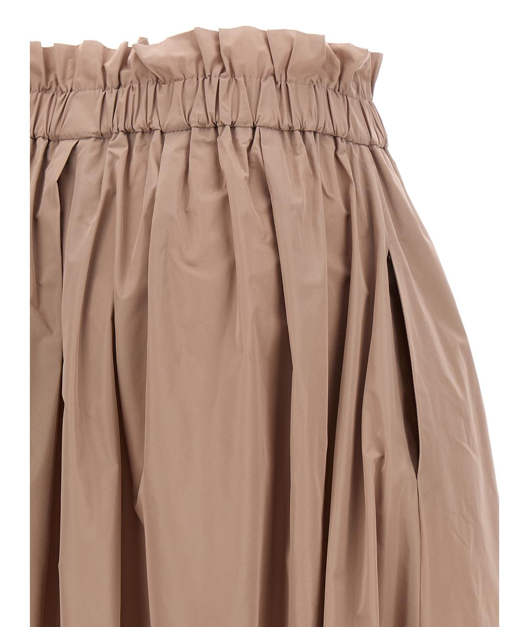 HERNO Розовая полиэстеровая юбка миди, фото 4