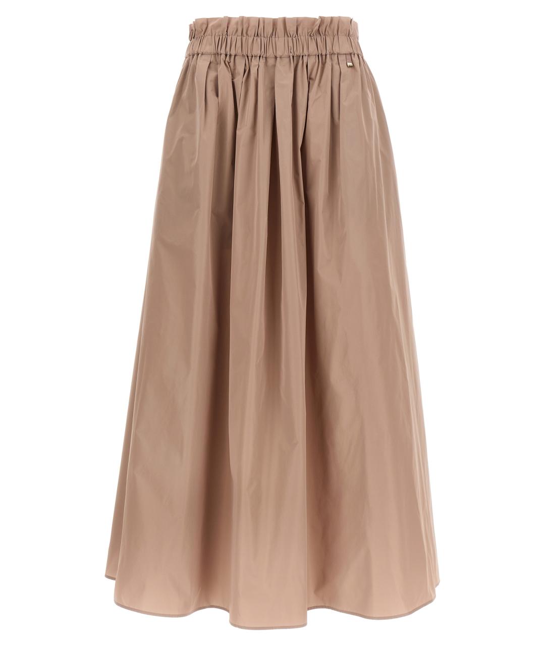 HERNO Розовая полиэстеровая юбка миди, фото 1