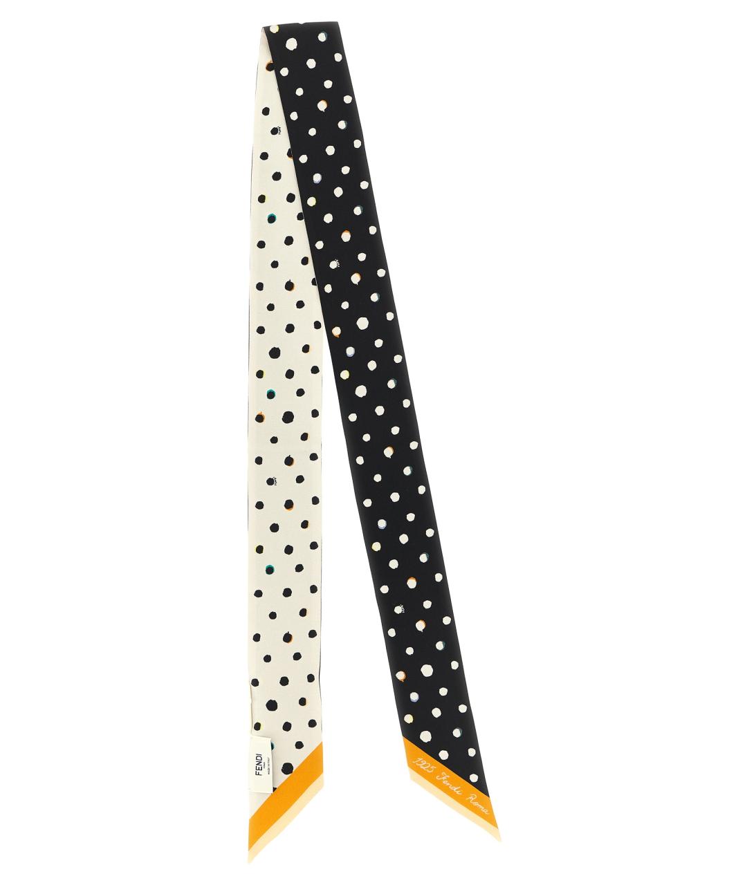 FENDI Мульти шелковый шарф, фото 1