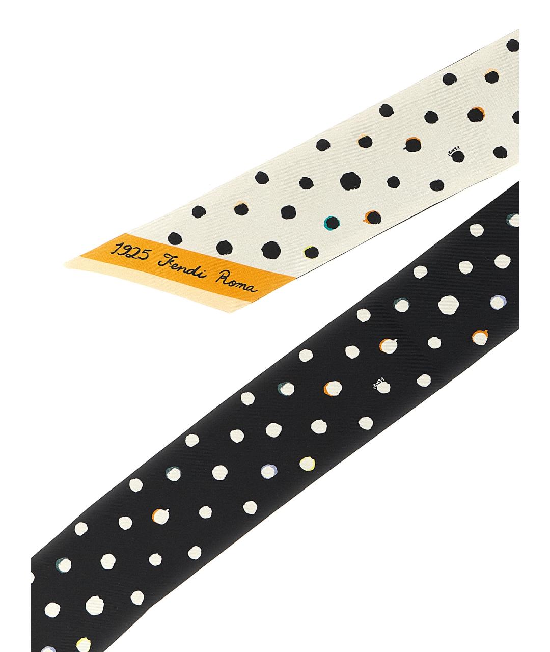 FENDI Мульти шелковый шарф, фото 3