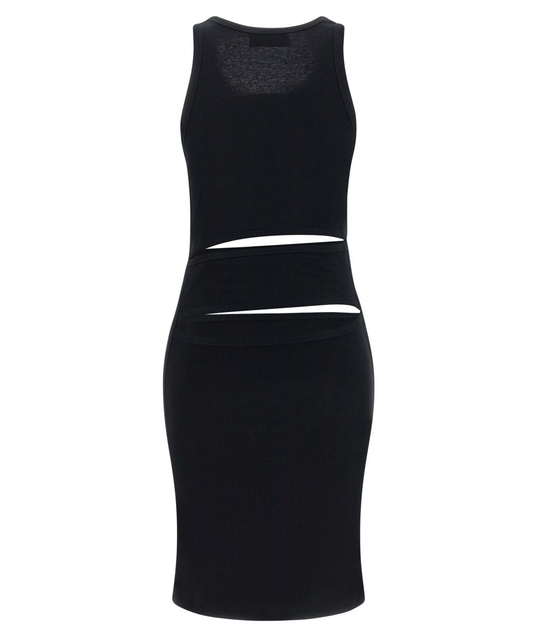 COPERNI Черное хлопковое повседневное платье, фото 2