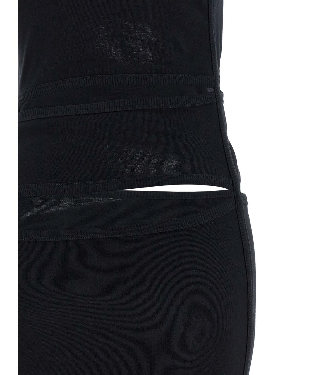 COPERNI Черное хлопковое повседневное платье, фото 4