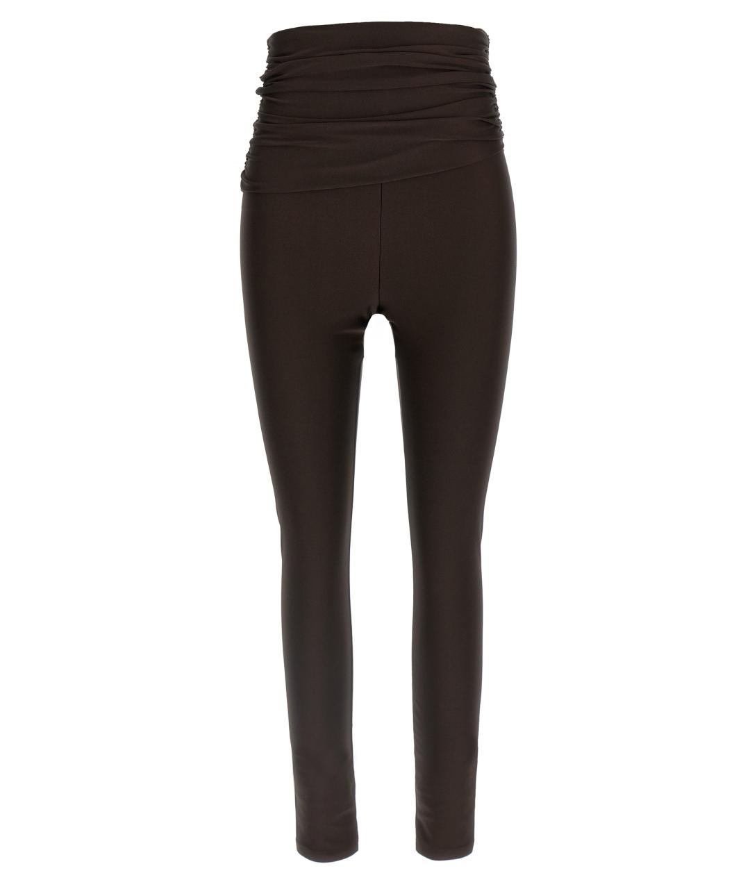 THE ANDAMANE Коричневые полиамидовые леггинсы и велосипедки, фото 1