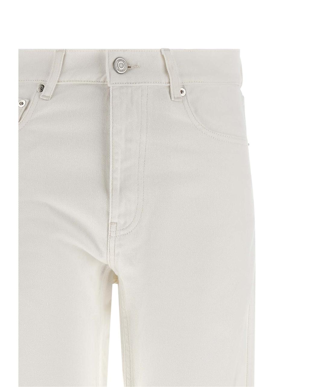 COPERNI Белые хлопковые прямые джинсы, фото 3