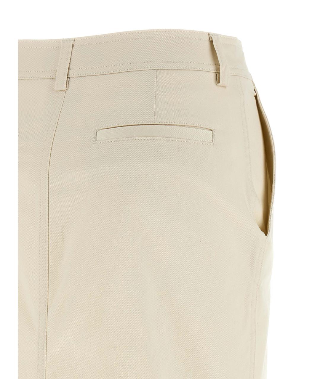 THELATEST Белая хлопковая юбка миди, фото 4