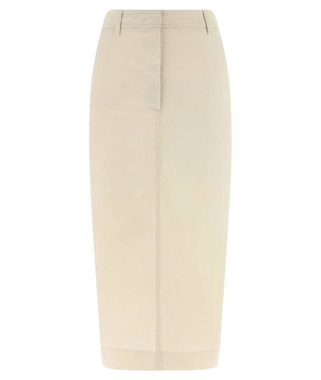 THELATEST Белая хлопковая юбка миди, фото 1