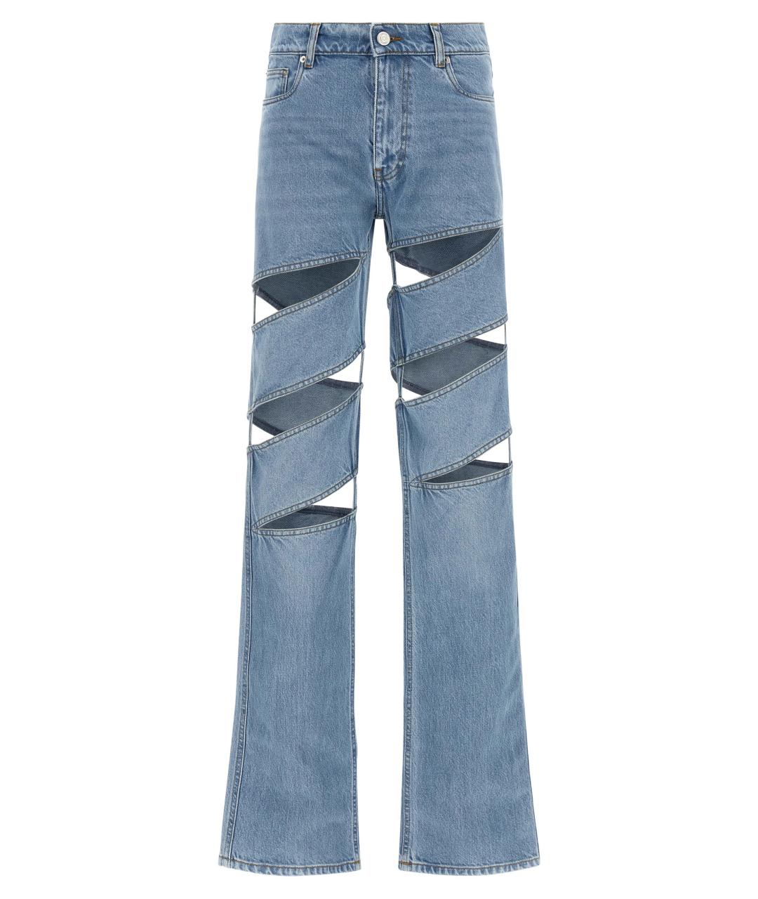 COPERNI Голубые хлопковые прямые джинсы, фото 1