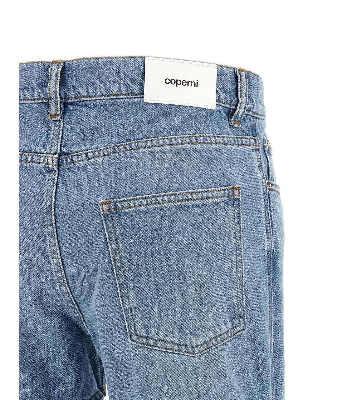 COPERNI Голубые хлопковые прямые джинсы, фото 4