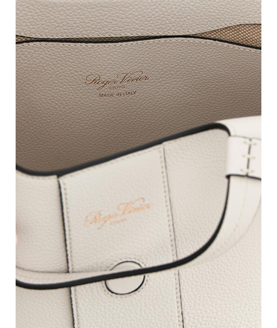 ROGER VIVIER Кожаная сумка тоут, фото 4