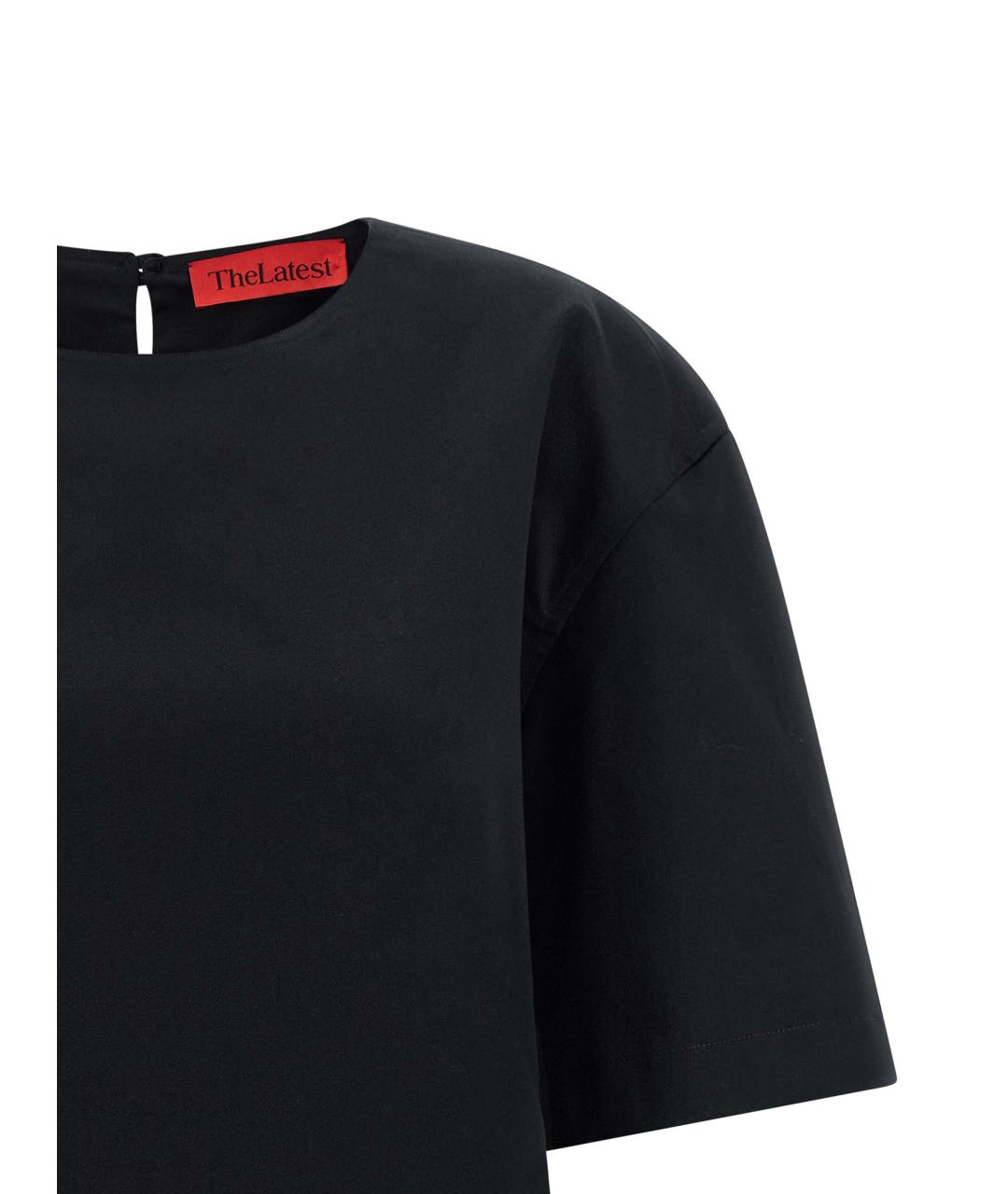THELATEST Черная хлопковая футболка, фото 3