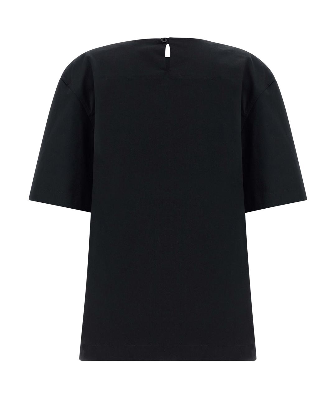 THELATEST Черная хлопковая футболка, фото 2