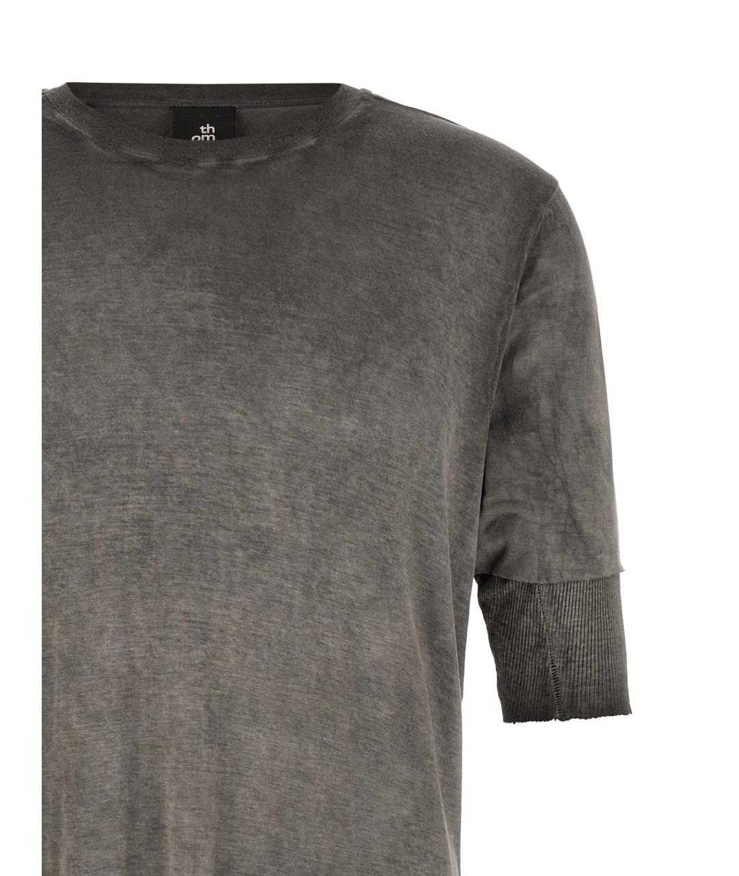 THOM KROM Серая футболка, фото 3