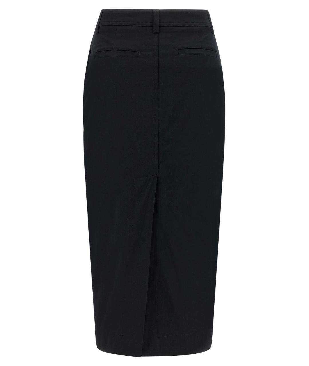 THELATEST Черная хлопковая юбка миди, фото 2