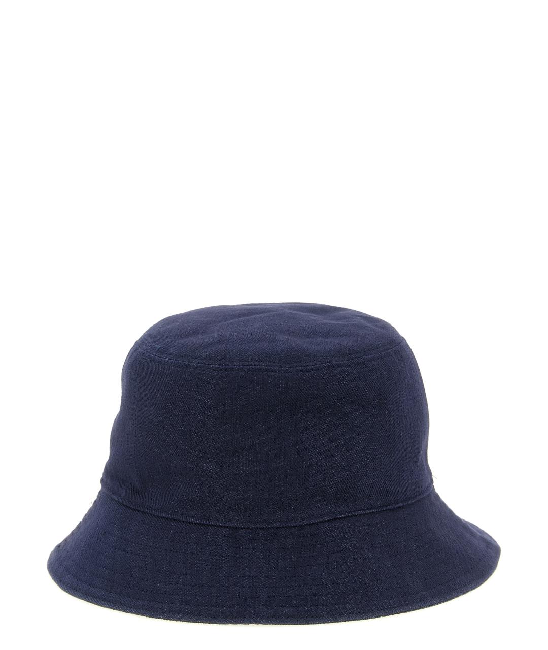 FENDI Синяя хлопковая панама, фото 3