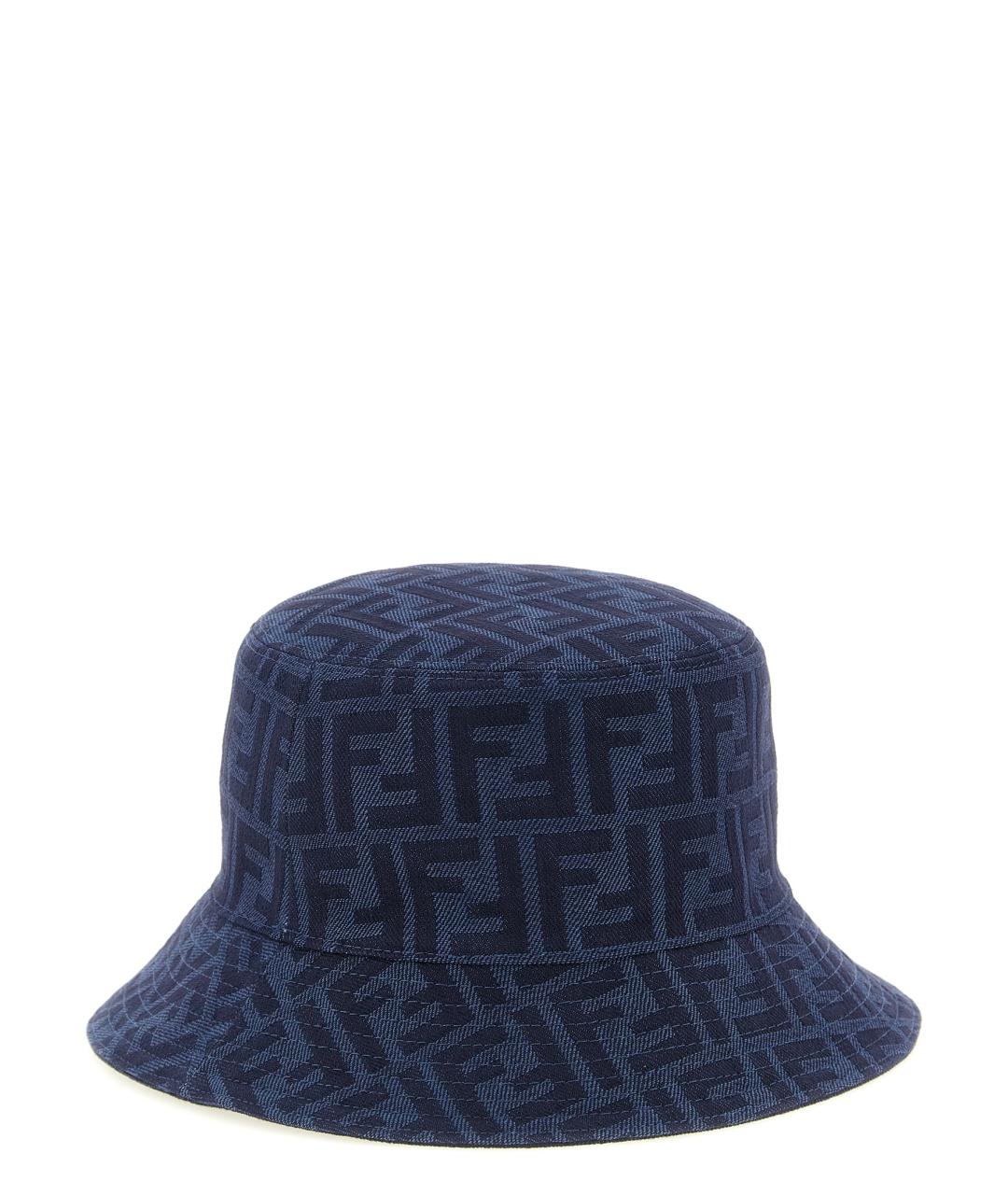 FENDI Синяя хлопковая панама, фото 2