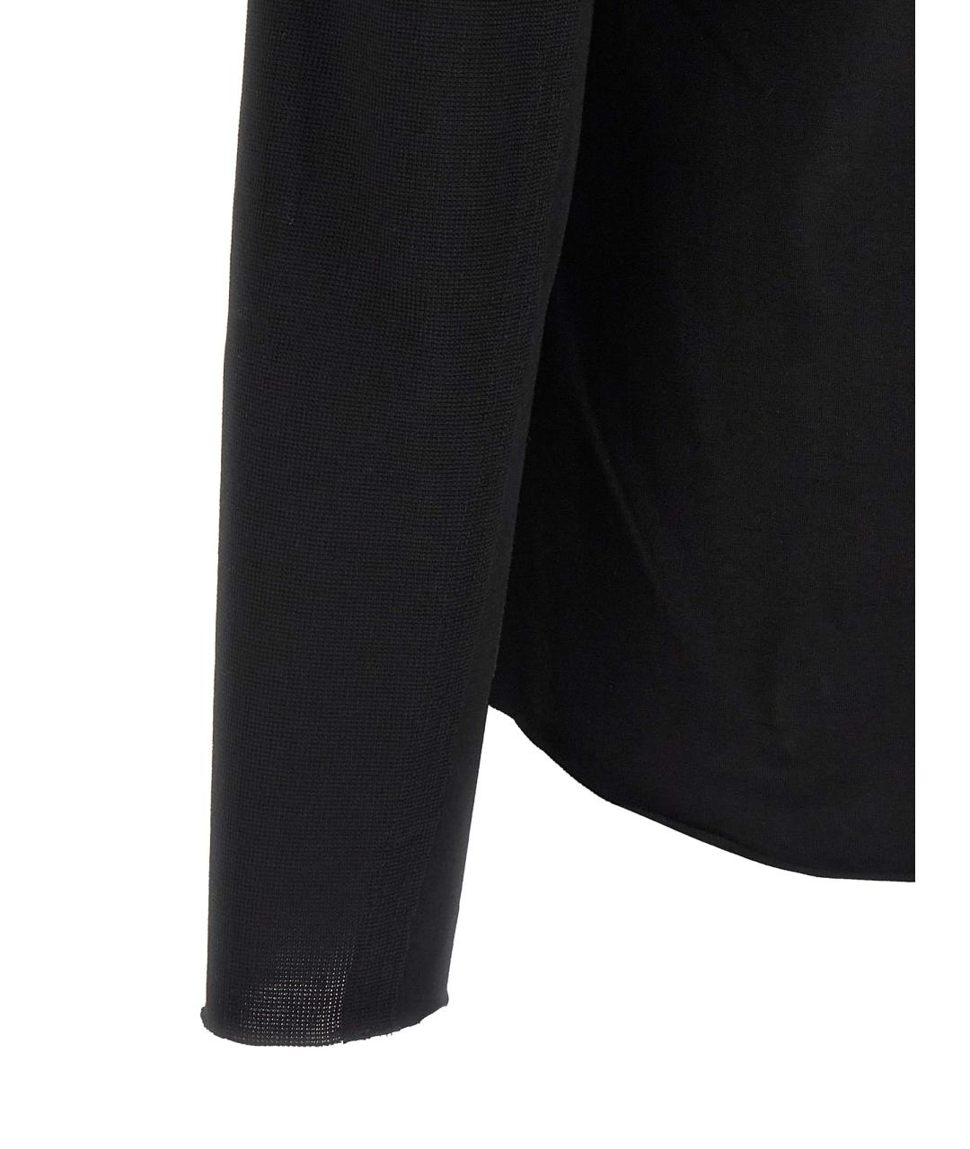 THOM KROM Черная хлопковая кэжуал рубашка, фото 4