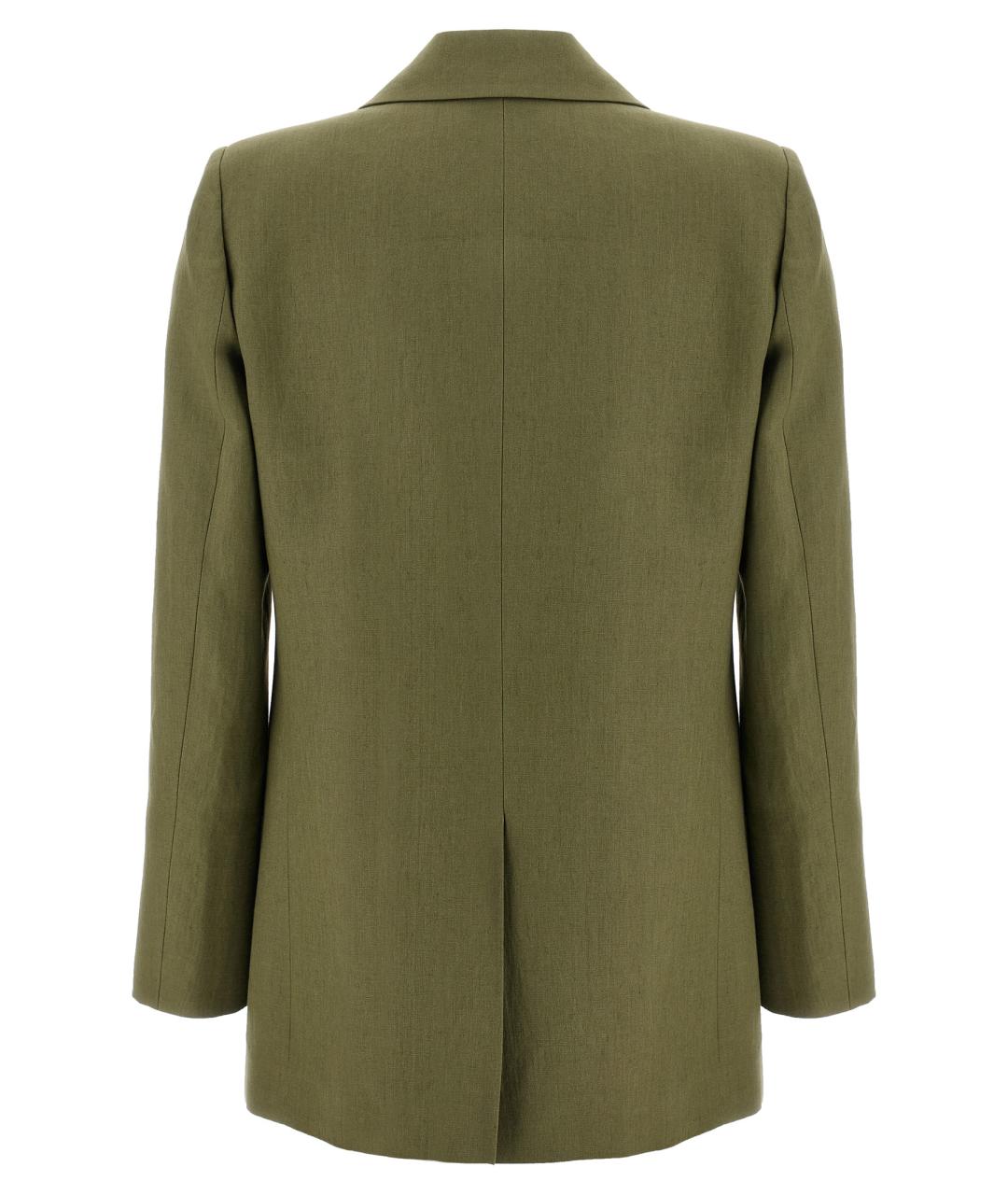 BLAZE MILANO Зеленый льняной жакет/пиджак, фото 2