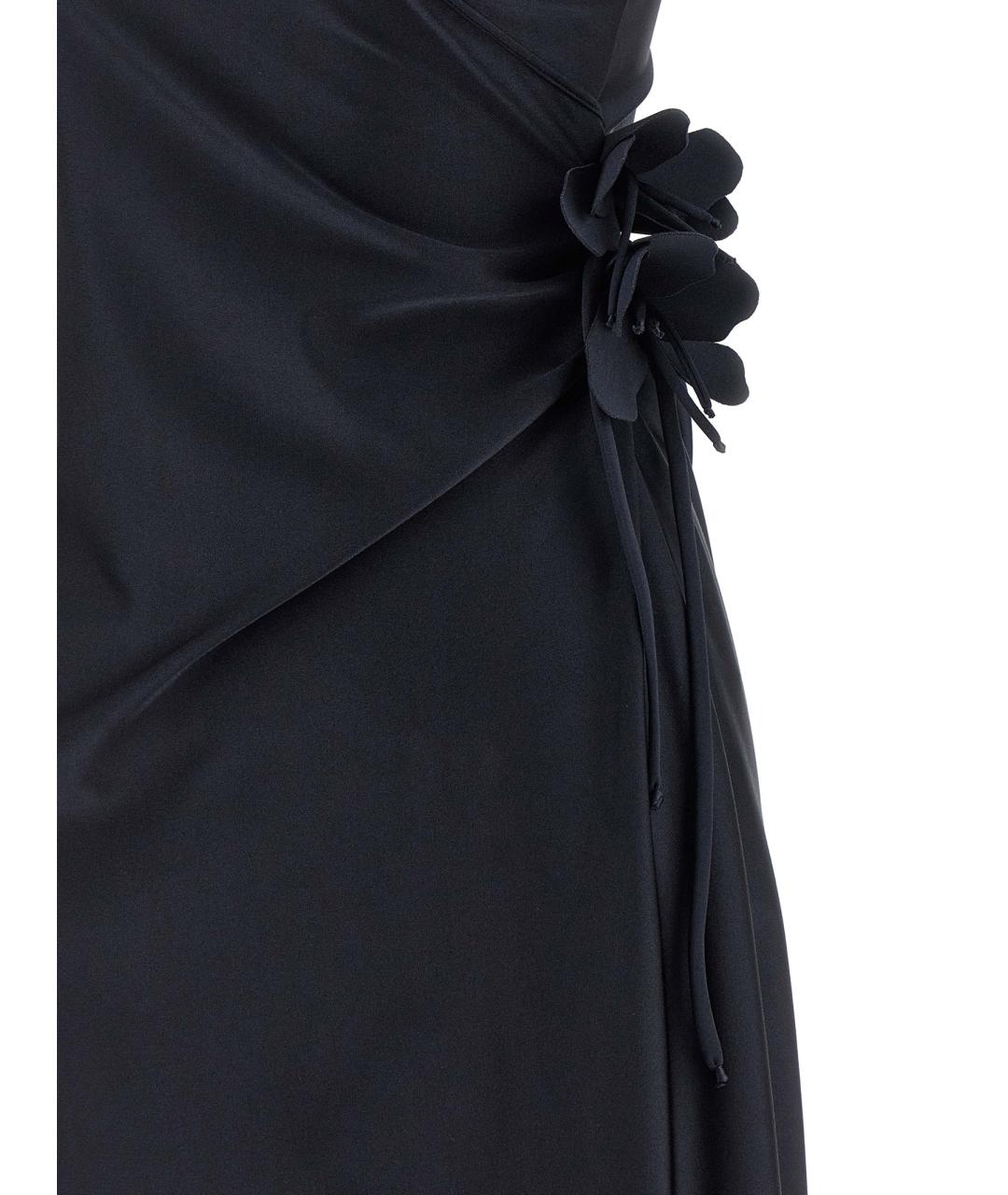 COPERNI Черное полиамидовое вечернее платье, фото 4