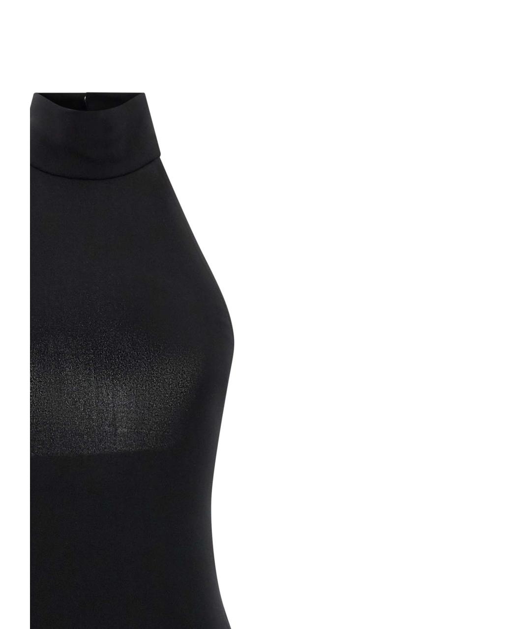 COPERNI Черное полиэстеровое вечернее платье, фото 3