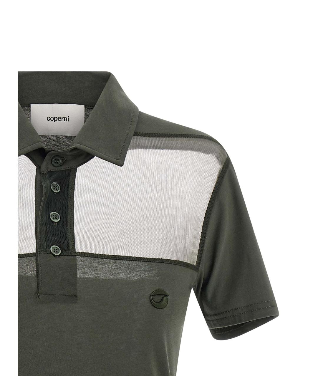 COPERNI Зеленая хлопковая футболка, фото 3