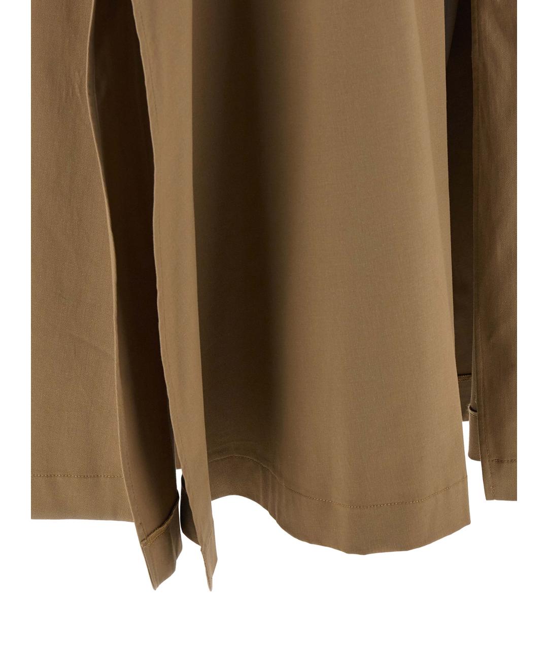 THELATEST Коричневая хлопковая юбка мини, фото 5