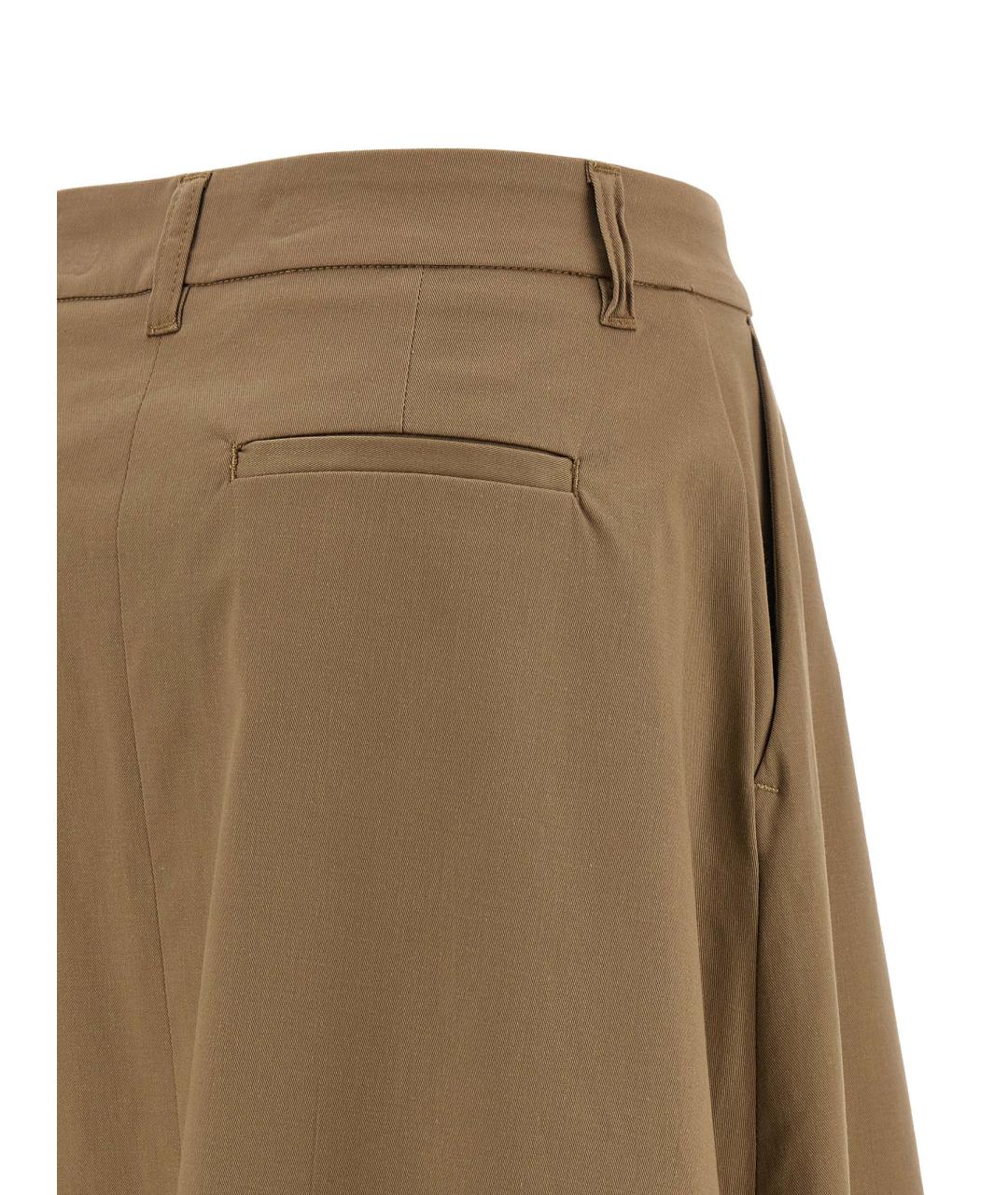 THELATEST Коричневая хлопковая юбка мини, фото 4