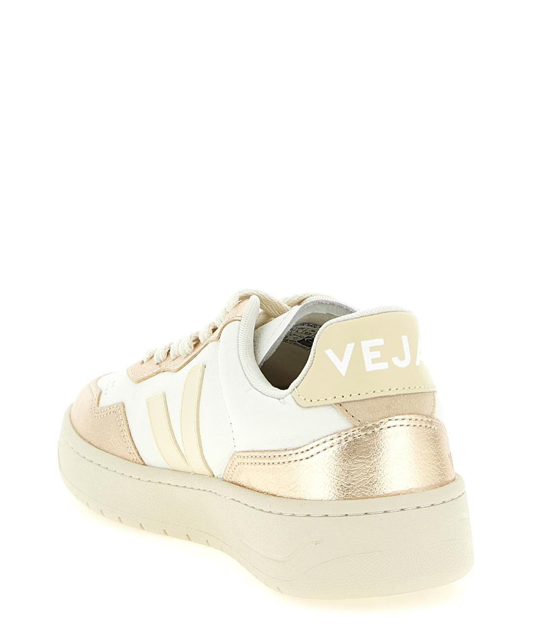 VEJA Золотые кожаные кроссовки, фото 3