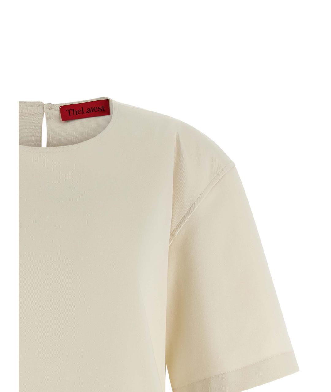 THELATEST Белая хлопковая футболка, фото 3