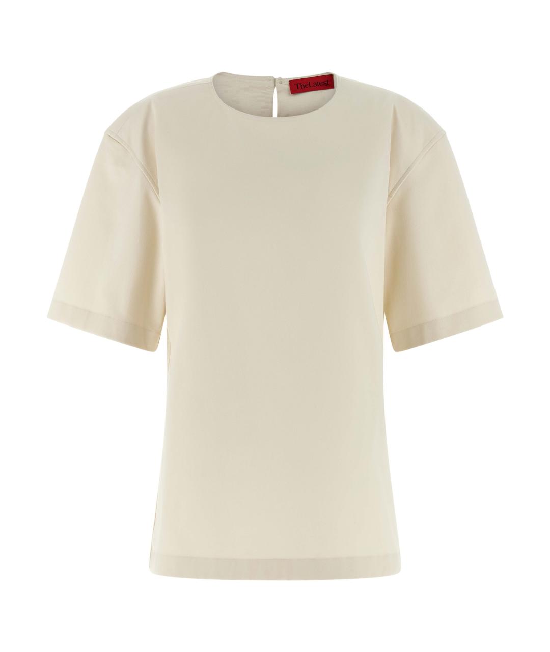 THELATEST Белая хлопковая футболка, фото 1