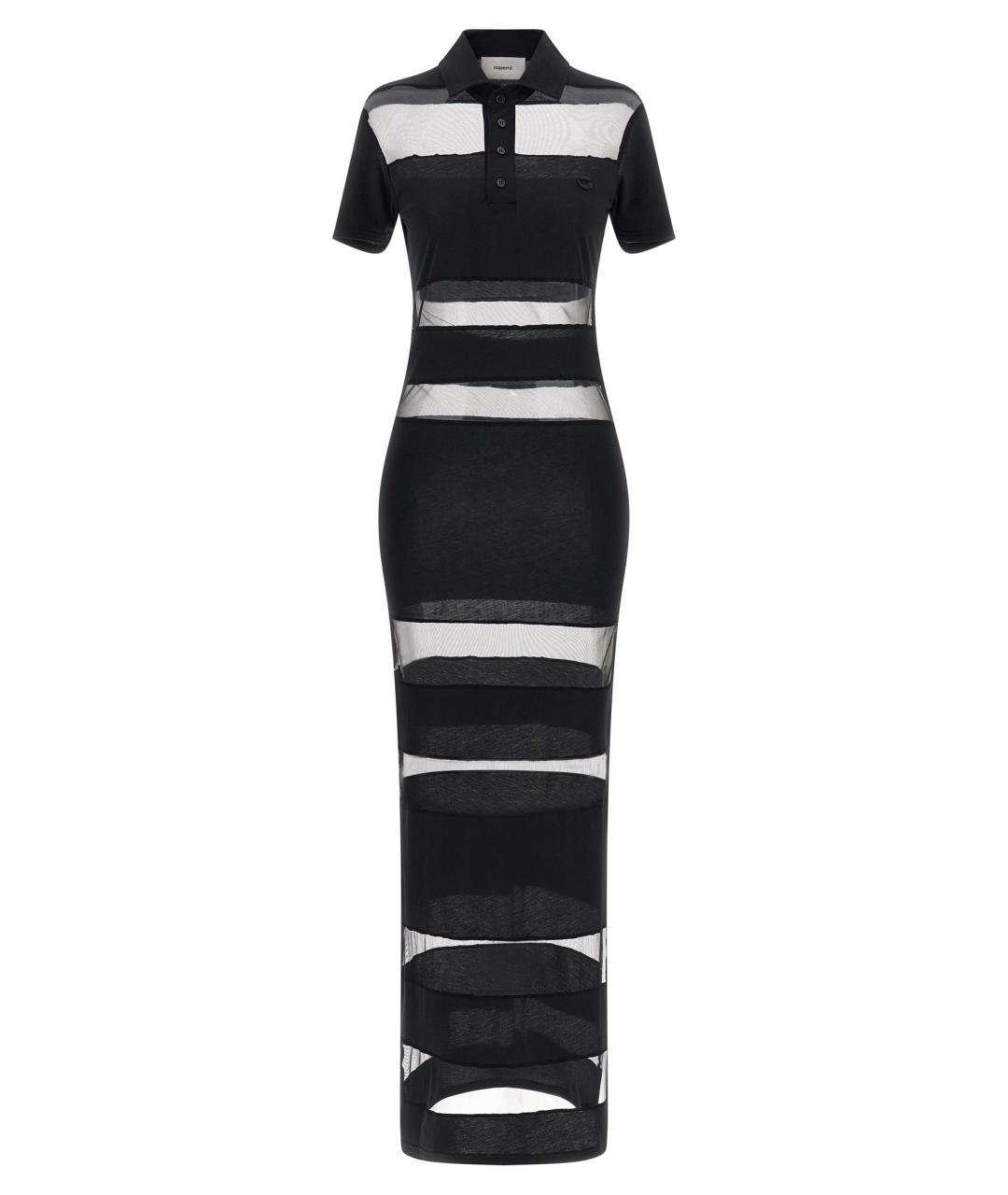 COPERNI Черное хлопковое повседневное платье, фото 1