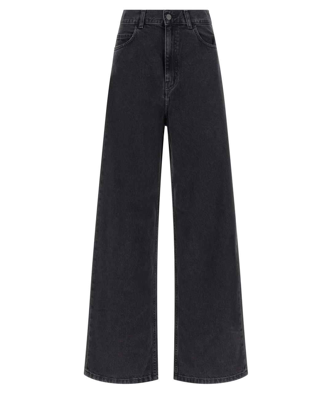 CARHARTT WIP Черные хлопковые прямые джинсы, фото 1