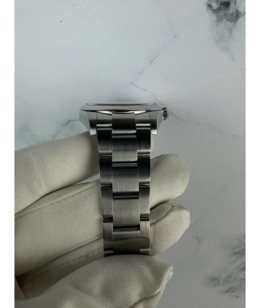 ROLEX Белые металлические часы, фото 5