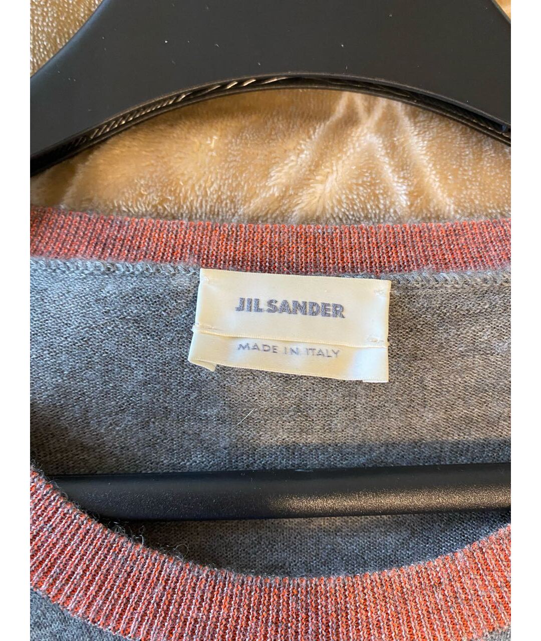 JIL SANDER Серый кашемировый джемпер / свитер, фото 3