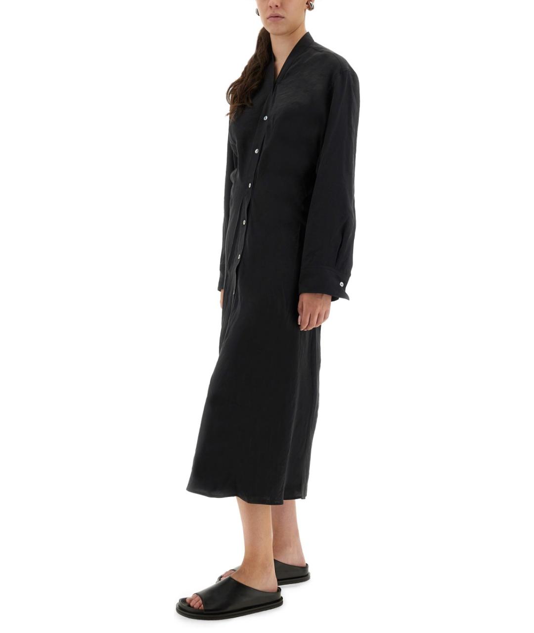 STUDIO NICHOLSON Синее полиэстеровое повседневное платье, фото 2