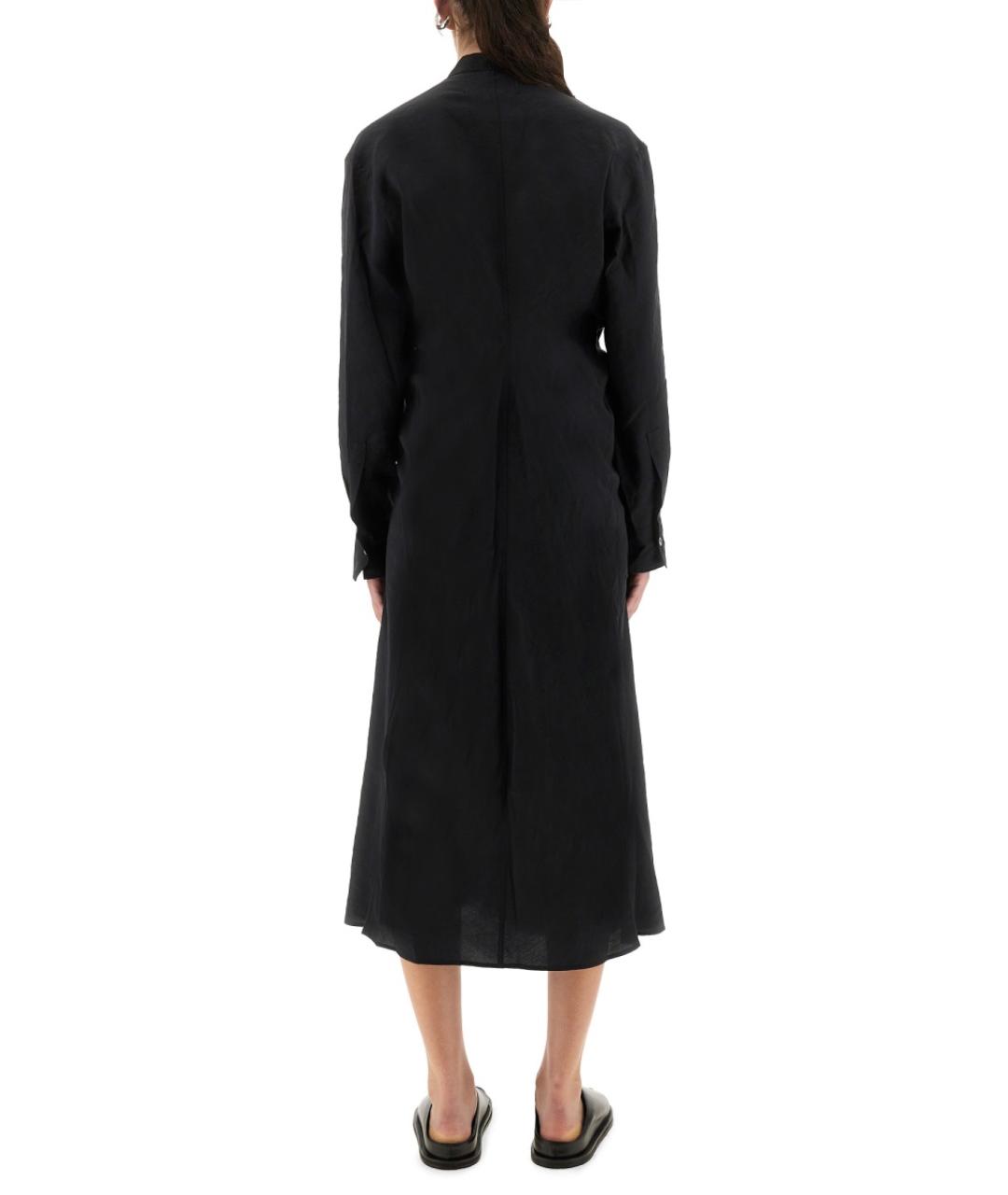 STUDIO NICHOLSON Синее полиэстеровое повседневное платье, фото 3