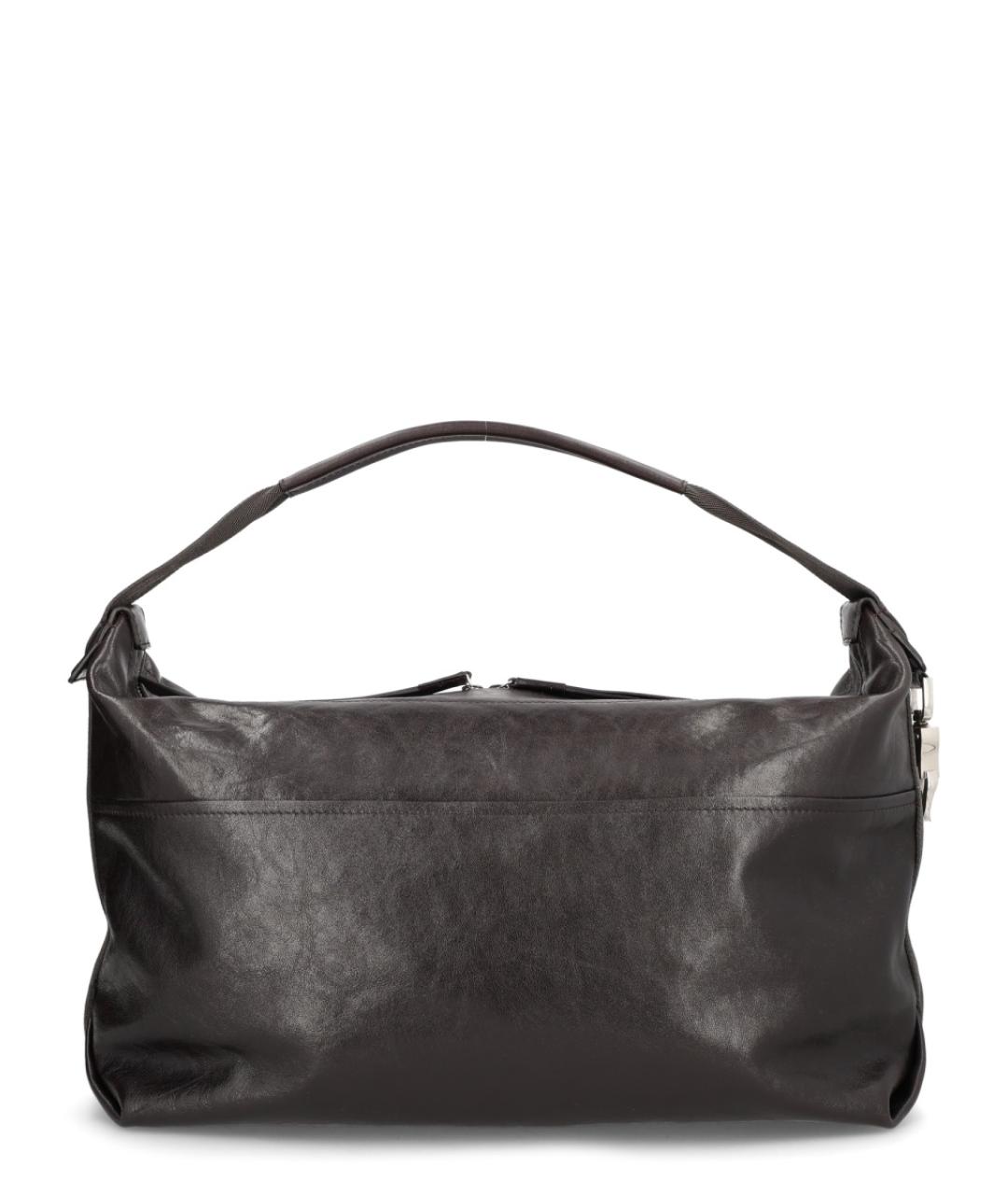 LEMAIRE Коричневая кожаная сумка через плечо, фото 2