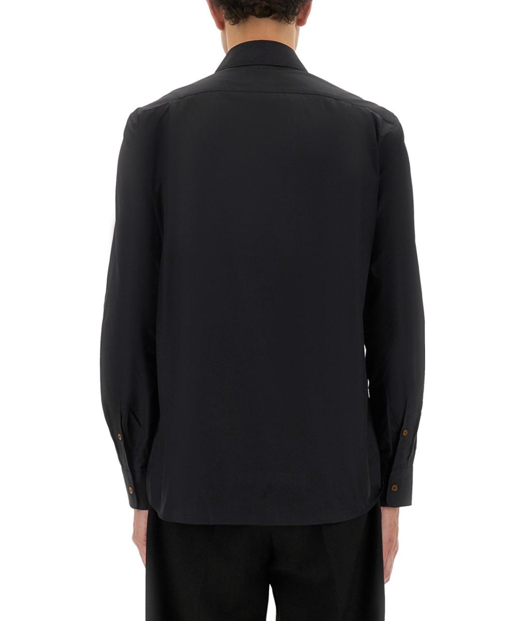 VIVIENNE WESTWOOD Черная хлопковая кэжуал рубашка, фото 3