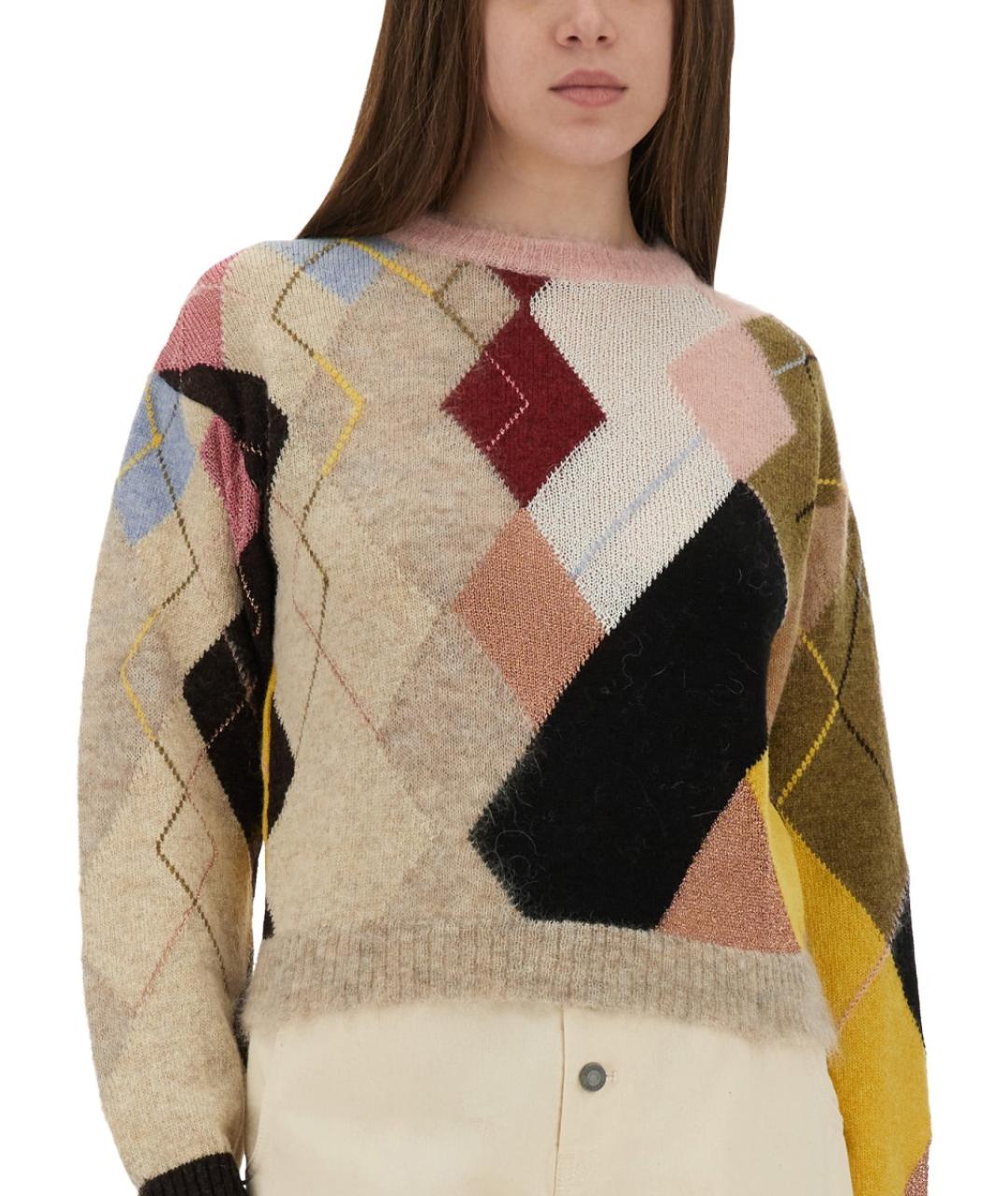 MOSCHINO Мульти шерстяной джемпер / свитер, фото 5